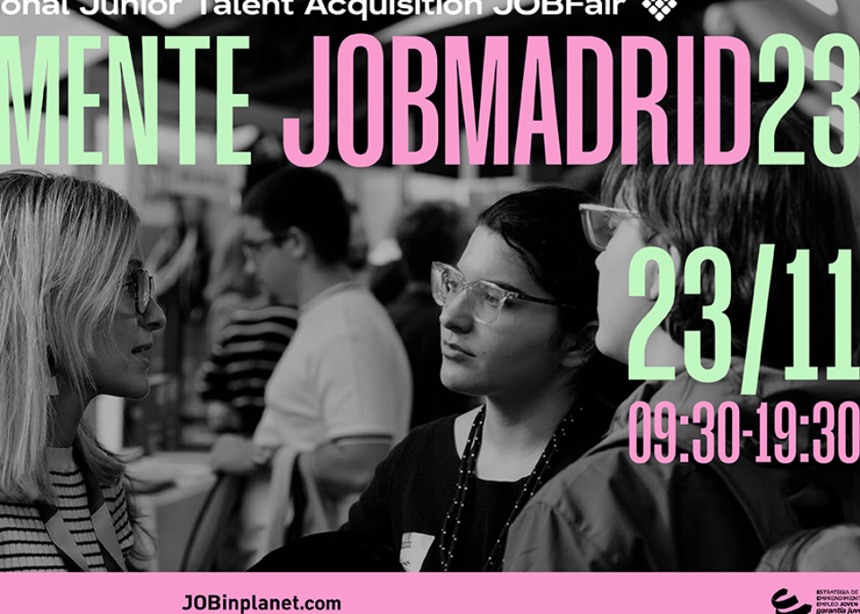 Job Madrid 23 el 23 de noviembre de nueve y media de la mañana a siete y media de la tarde